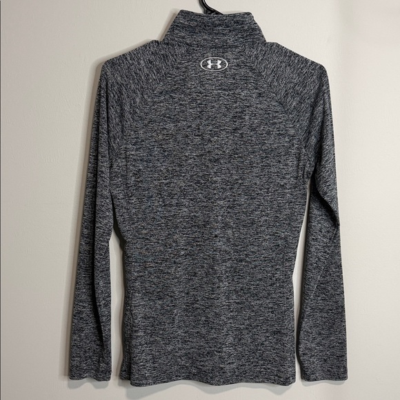 UNDER ARMOUR Women’s Tech Twist ½ Zip Top Black White Size Medium - Picture 6 of 15